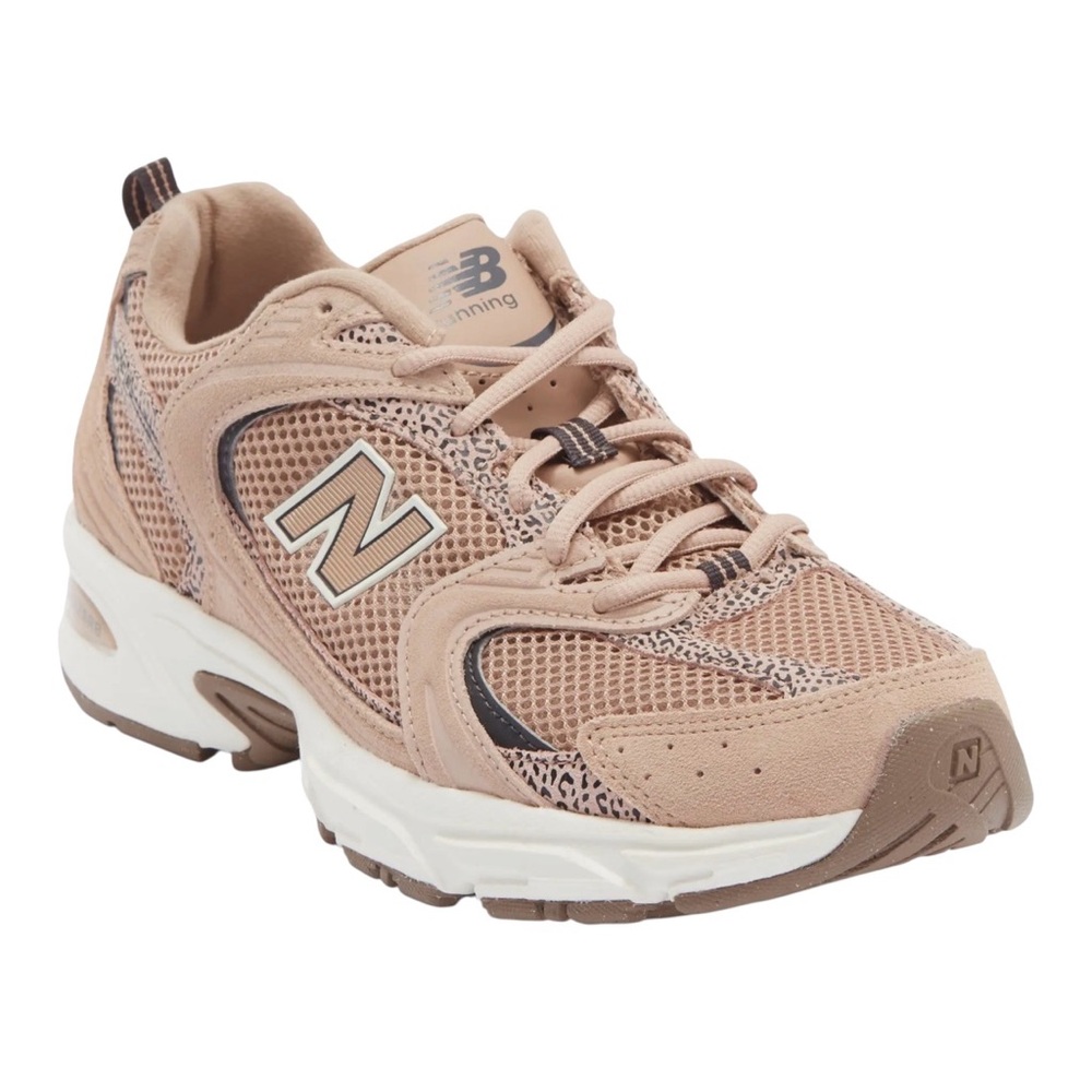 New Balance 530 Sneakers light brown leopard print women’s size 9 athletic‎ run